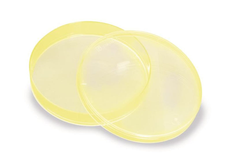 1A0T.1 Placas de Petri con orificios de ventilación, amarillas (480 uds) - Quimivitalab