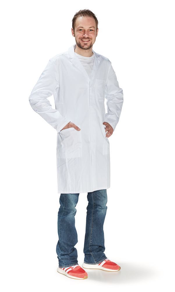 1AAA.1 Bata de laboratorio para hombre 1753, Talla de hombre: 52 - Quimivitalab