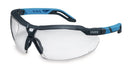 1CY4.1 Gafas de seguridad i-5, transparentes, antracita, azul, 9183265 - Quimivitalab