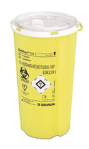 1EN5.1 Contenedor para residuos Medibox® , 0,8 litros, amarillo, PP (18 uds) - Quimivitalab