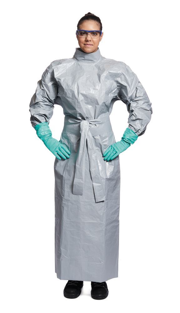 1HY9.1 Delantal de protección química con mangas TYCHEM ® 6000 F, Talla: L/XXL - Quimivitalab