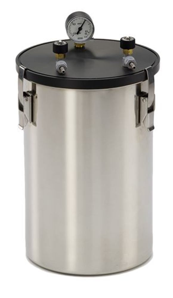 2387.1: Frasco anaeróbico con válvulas angulares y manómetro, 6 litros - Quimivitalab
