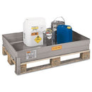 2915.1 Bandeja colectora sin rejilla, con levas de bloqueo, vol. 150 litros