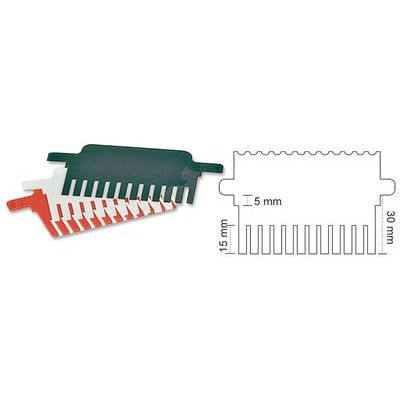 3642.1: PROclamp MINI Peine espesor 1.5 mm 1 +1 pocillos 1000 µl. 1 pc(s) - Quimivitalab