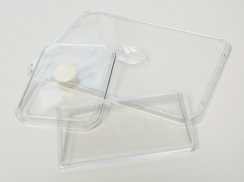 4230-2051 Tapa PS transparente para cubeta de instrumentos de 500 ml. - Quimivitalab