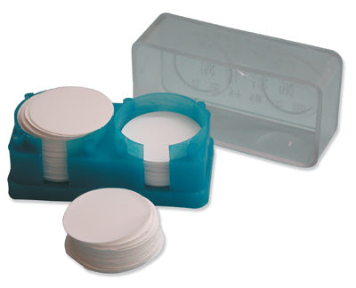 479.2545 Caja de 200 filtros membrana de acetato celuolsa de 25 mm con poro 0.45 micras - Quimivitalab