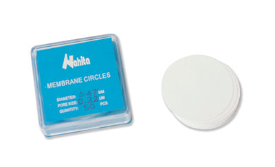 479.4780 Caja 50 filtros membrana de acetato celulosa de 47 mm y poro 0.80 micras. - Quimivitalab