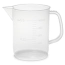 505.950 Jarra con asa fabricada en polipropileno, graduación en relieve, 2000 ml (2 uds.) - Quimivitalab