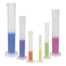 508.025 Probeta 25 ml con pie hexagonal fabricada en polipropileno (25 uds) - Quimivitalab