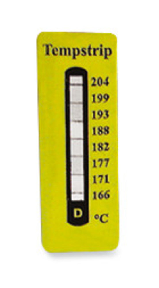 5231.1: Tiras de medición de temperatura Irreversibles (10 uds.) - Quimivitalab