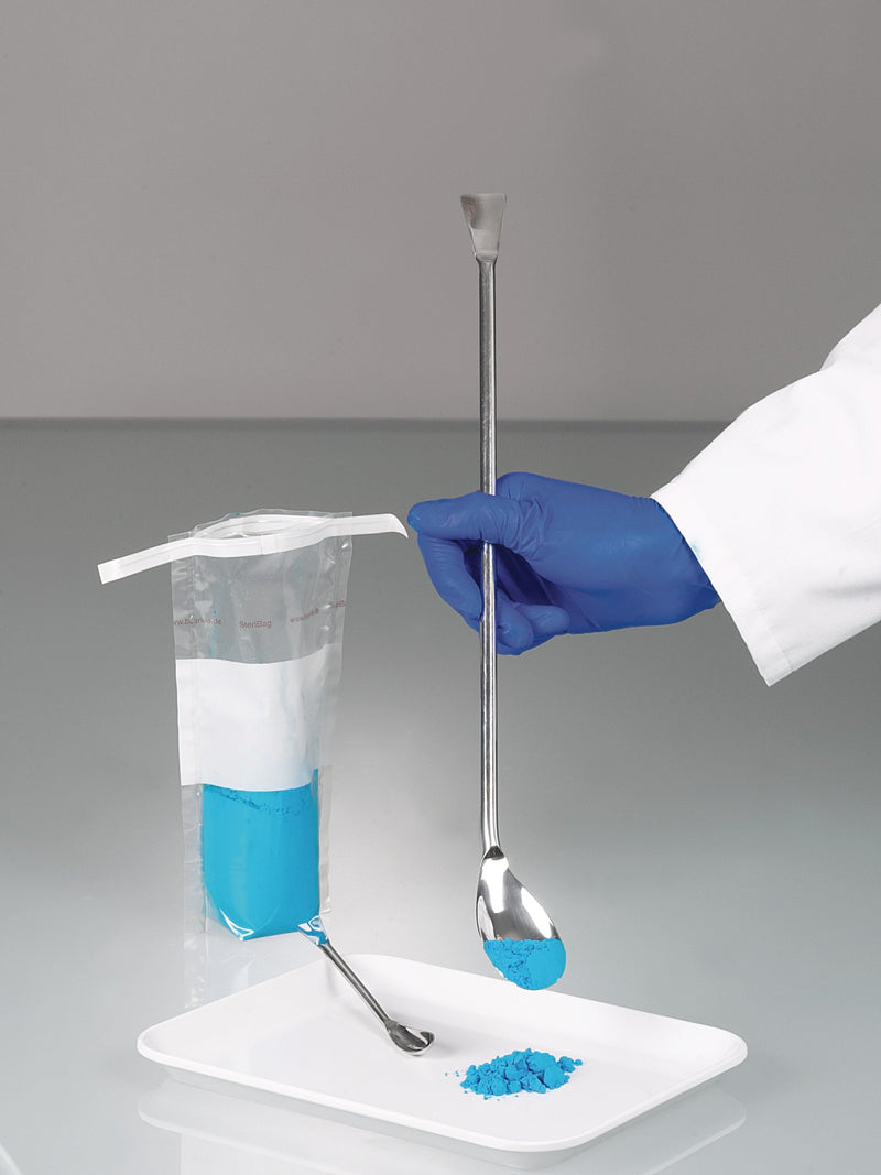 5320-0500 Cuchara de acero inoxidable para muestras, 500 mm volumen 9 ml.- Quimivitalab