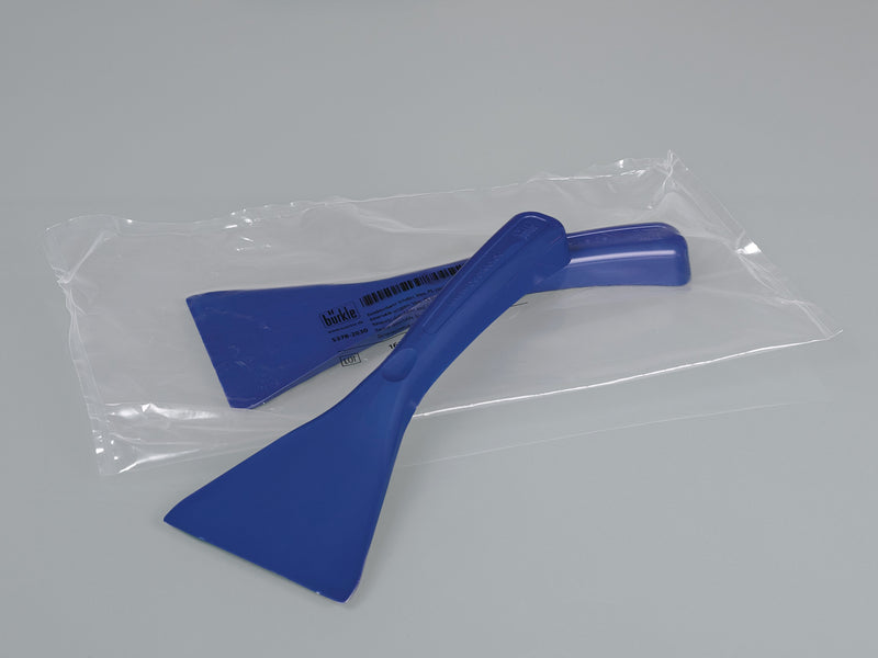 5378-2030 Rasqueta detectable de PS estéril, color azul, 200 x 80 mm (10 unidades) - Quimivitalab