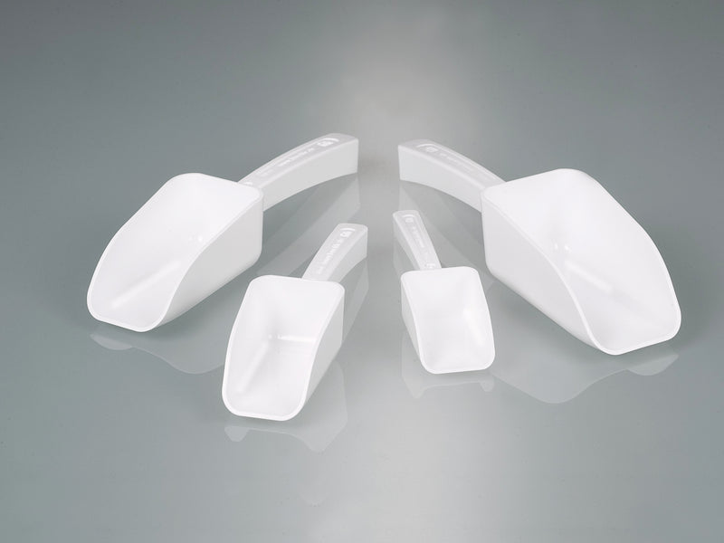 5379-0007 Pala LaboPlast de un solo uso  Bio-PE, blanca  150 ml. (10 unidades)