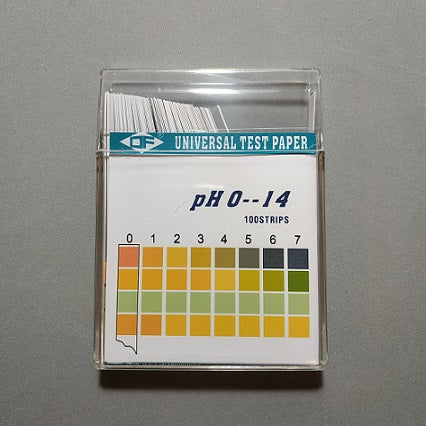 562.001 Tiras de papel indicador pH 0-14 de alta calidad (caja de 100 uds) - Quimivitalab