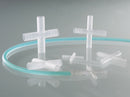 8717-0004: Conectores en cruz. PVDF. Ø 3-5 mm. cilíndrico - Quimivitalab