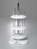 9630-0090: Soporte para pipetas. rotable. con 40 aberturas - Quimivitalab
