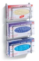 AC07.1 Dispensador de pared para 3 cajas de guantes, 245x100x477 mm - Quimivitalab