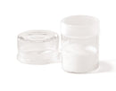 ACA5.1 Cápsula de pesaje, forma media, 70 ml, 50/12, vidrio de borosilicato - Quimivitalab