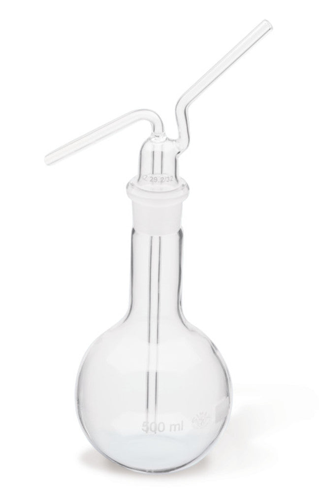 ACK9.1 Frasco lavador ROTILABO, vidrio de borosilicato, 500 ml - Quimivitalab