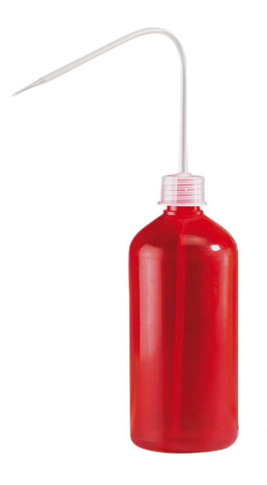 6530.1: Frasco lavador ROTILABO ® Volumen 500 ml, rojo - Quimivitalab