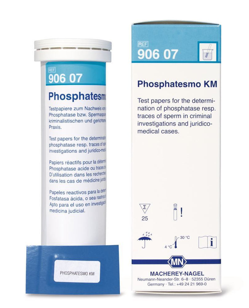 AXT5.1: Papel de prueba  Phosphatesmo KM para analizar la fosfata ácida en esperma (25 uds) - Quimivitalab