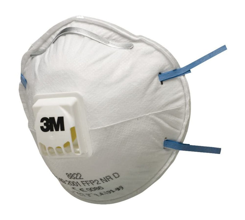 C811.1  Mascarilla con filtro de partículas y válvula (10 uds)