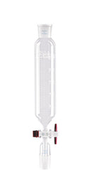 CH37.1 Embudo cuentagotas cilíndrico con tapón de PTFE, 500 ml