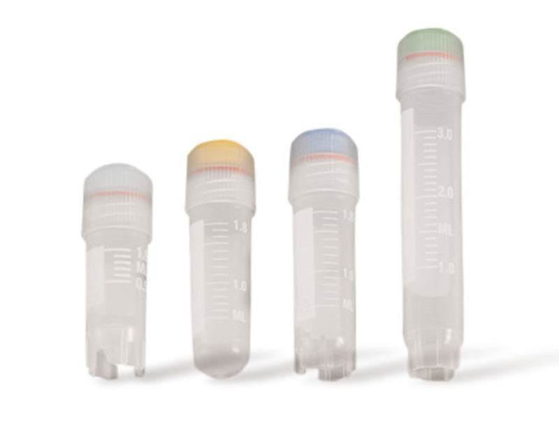E295.1: Viales criogénicos con rosca exterior independiente, 5 ml, sello de labios (100 unidades) - Quimivitalab