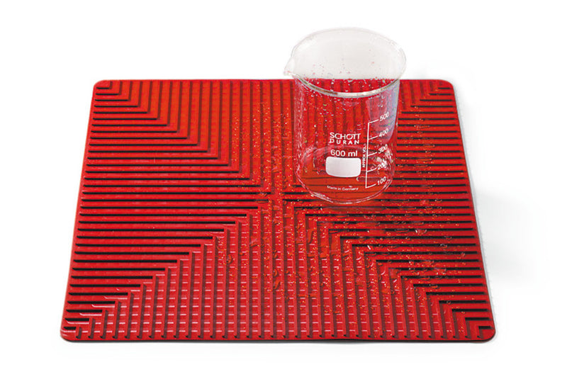 EE88.1: Almohadilla de laboratorio ROTILABO ® , 350 mm, roja (1 ud) - Quimivitalab