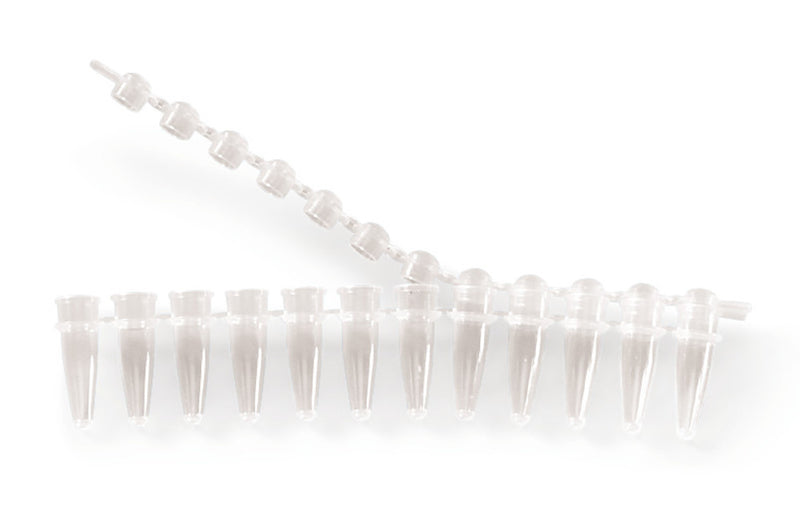 EL79.1 Tiras de tapones PCR de 12 tubos, esterilizables en autoclave (125 uds) - Quimivitalab