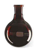 ELA6.1 Matraz de fondo redondo Vidrio marrón, 50 ml, 29/32 - Quimivitalab