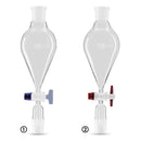 ENT2.1: Embudo cuentagotas con tapones de PTFE, 500 ml, 29/32 - Quimivitalab