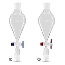 ENT0.1: Embudo cuentagotas con tapones de PTFE, 100 ml, 19/26 - Quimivitalab