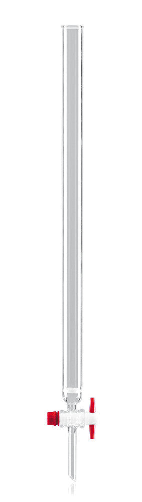 ENX4.1 Columna de cromatografía con borde rebordeado con frita,1000 ml, 40 mm, 800 mm - Quimivitalab