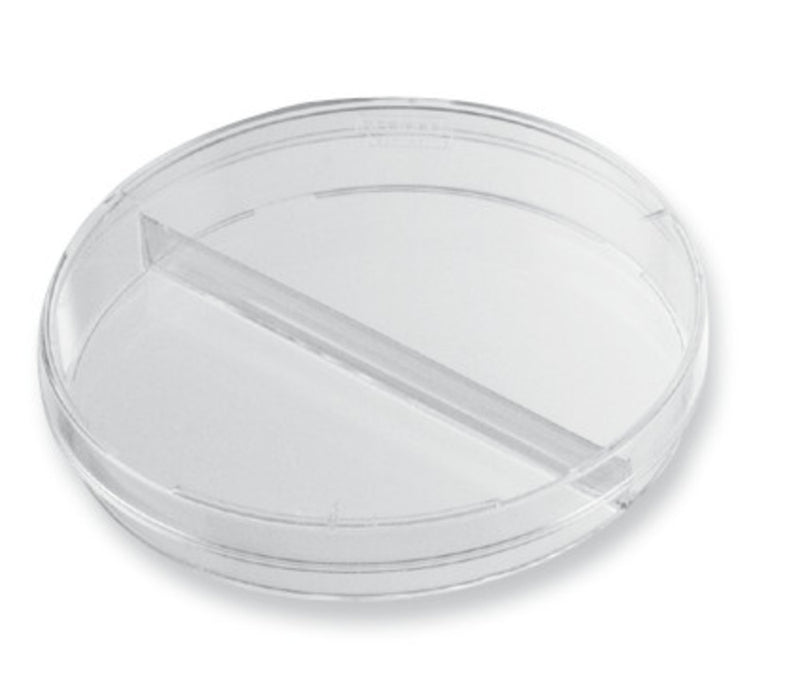 EP50.1 Placas de Petri divididas en 2 cámaras, no estériles (480 uds) - Quimivitalab