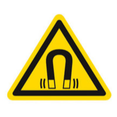 EYK2.1: Símbolos de advertencia establecidos. campo magnético de etiquetas individuales. 1 pc(s) - Quimivitalab