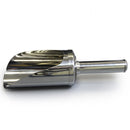 A304-1000: Cuchara de acero inoxidable 304 ss, L=365mm, ø120mm, vol. 1000 ml (1 unidad) - Quimivitalab