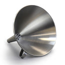 A904-165: Embudo con colador, acero inoxidable 304ss (1 unidad) - Quimivitalab