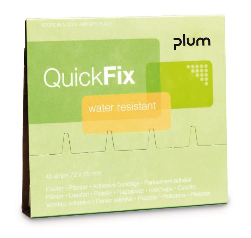 HC45.1: Paquete de recargade tiritas QuickFix resistentes al agua (2 juegos de 45 uds) - Quimivitalab