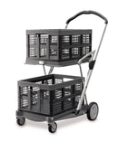 HNX7.1 Carro con 2 estantes CLAX plegable - incluye 1 caja de transporte CLAX - Quimivitalab