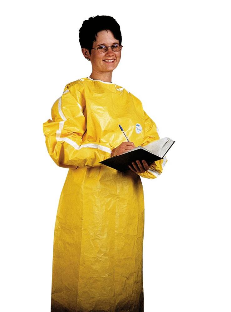 K179.2: Delantal de protección química con mangas TYCHEM ® 2000 C, Talla: S / M (4 unidades) - Quimivitalab