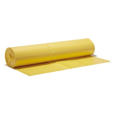 HYX6.1: Sacos de basura extra fuertes. Amarillo. LDPE. 120 l. 700 x 1100 mm. 25 pc(s) - Quimivitalab