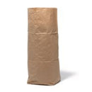 HYY4.1: Bolsas de basura de papel. Marrón. 70 l. 550 + 230 x 850 mm. 25 pc(s) - Quimivitalab