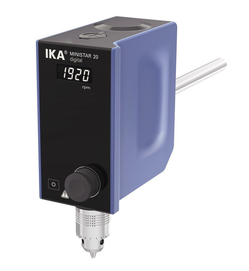 KAK8.1: Agitador de laboratorio MINISTAR 20 digital hasta 15 l 60/46 W 50-2000 / min. 1 pc(s) - Quimivitalab