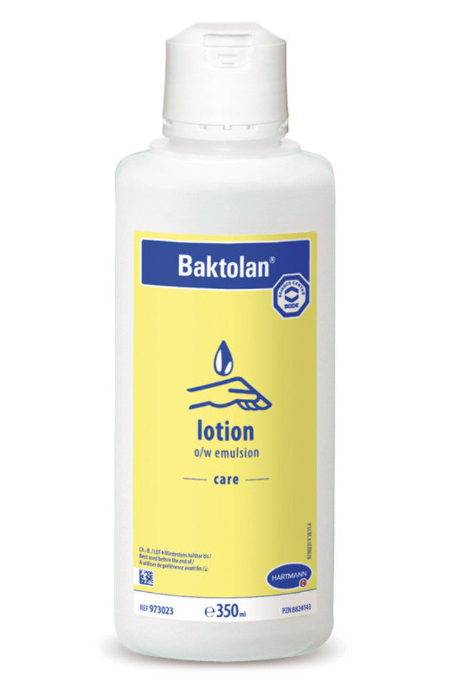 L297.1 Loción hidratante Baktolan con aceites vegetales y pantenol (Bote de 350 ml)- Quimivitalab
