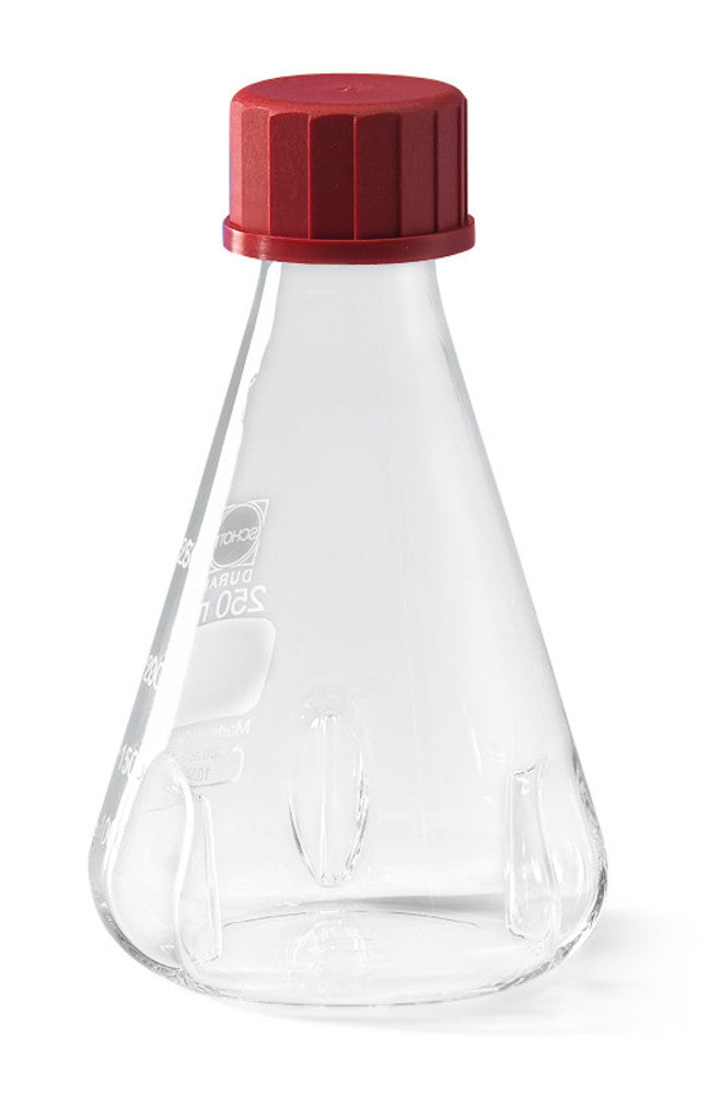 LK18.1: Matraz con deflectores ROTILABO ® con tapón de rosca, 250 ml - Quimivitalab