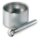 LL30.1 Mortero con mano, 450 ml, Altura: 90 mm, acero inox. 18/10 - Quimivitalab