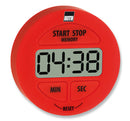 LY66.1: Temporizador ROTILABO ® con cuenta atrás/cuenta adelante, rojo - Quimivitalab