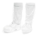 NP38.1 Cubrebotas de PE transparente, elástico e impermeable, altura 47 cm. (100 uds)