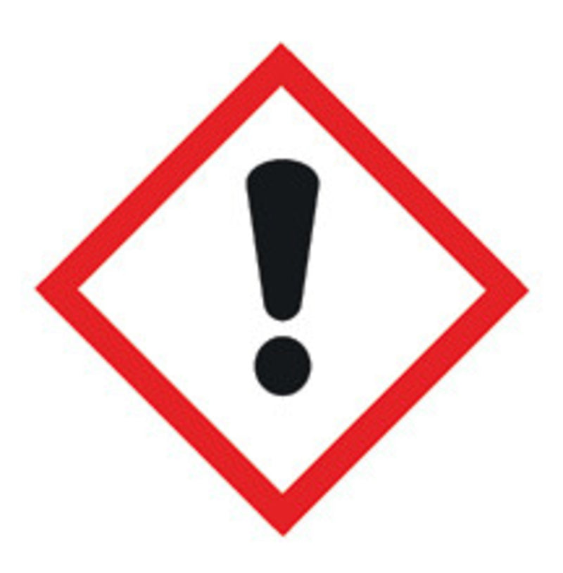 NP49.1 Etiqueta de sustancia peligrosa GHS,  advertencia, 22x22 mm, alto brillo (250 uds) - Quimivitalab